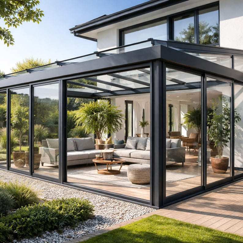 Kalt-Wintergarten VSG Klar Glass